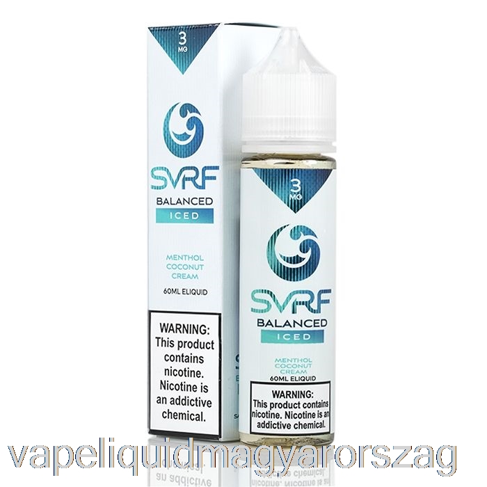 Jeges Kiegyensúlyozott - Svrf E-liquid - 60 Ml 3 Mg Vape E Cigi